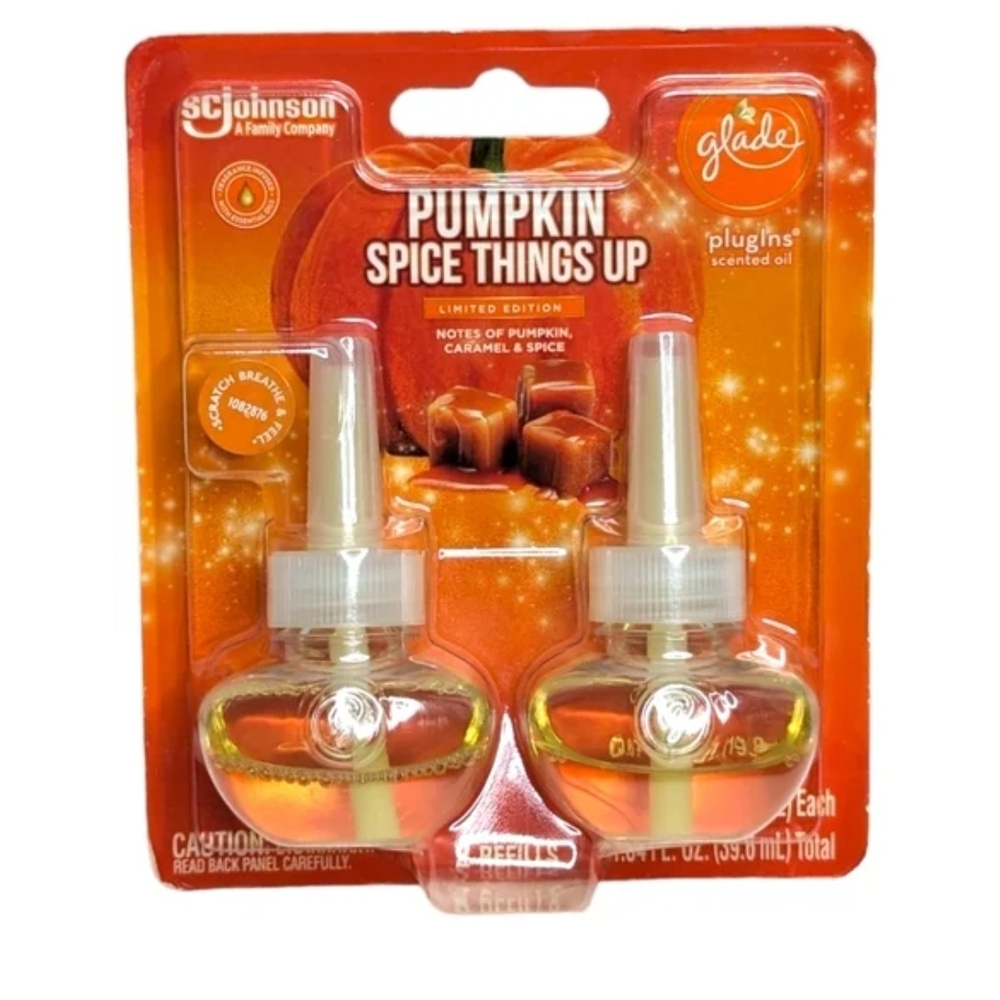 Glade Pumpkin Spice Thingd Up Scented Oil 2 Refills